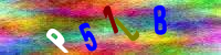 Blue Captcha Image