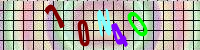Blue Captcha Image