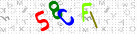 Blue Captcha Image