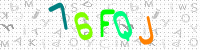 Blue Captcha Image