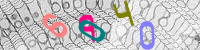 Blue Captcha Image