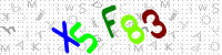 Blue Captcha Image