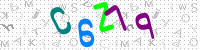 Blue Captcha Image