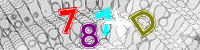 Blue Captcha Image