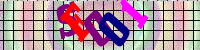 Blue Captcha Image