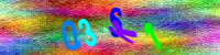 Blue Captcha Image