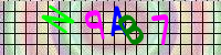 Blue Captcha Image