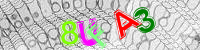 Blue Captcha Image