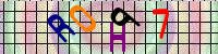 Blue Captcha Image