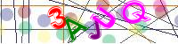 Blue Captcha Image