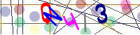 Blue Captcha Image